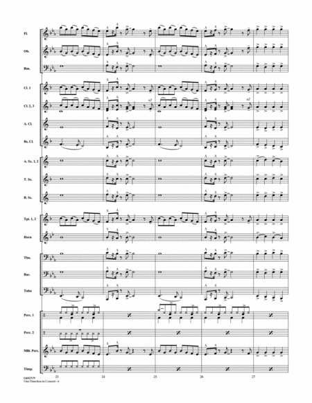 One Direction In Concert - Conductor Score (Full Score)