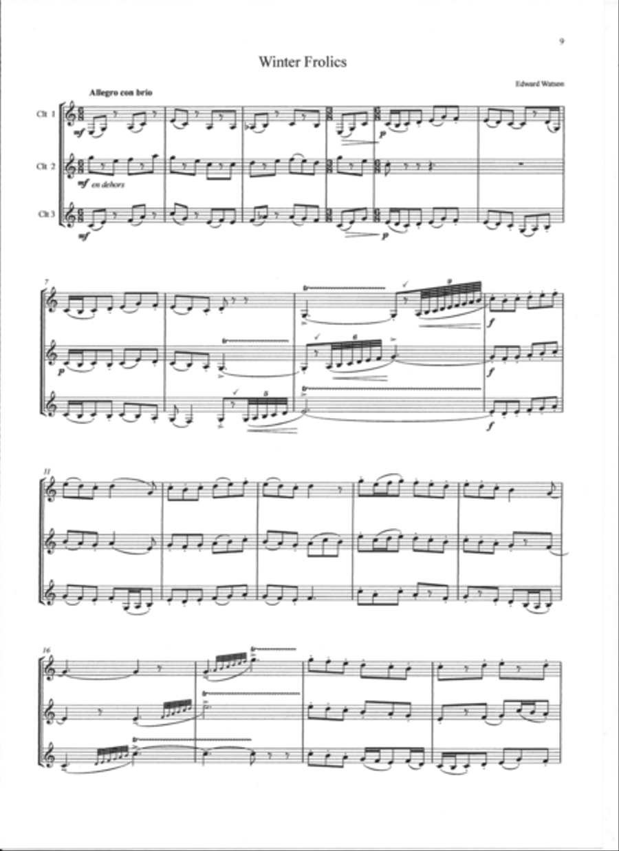 A Seasonal Tapestry Bass Clarinet scores gallery preview page 5
