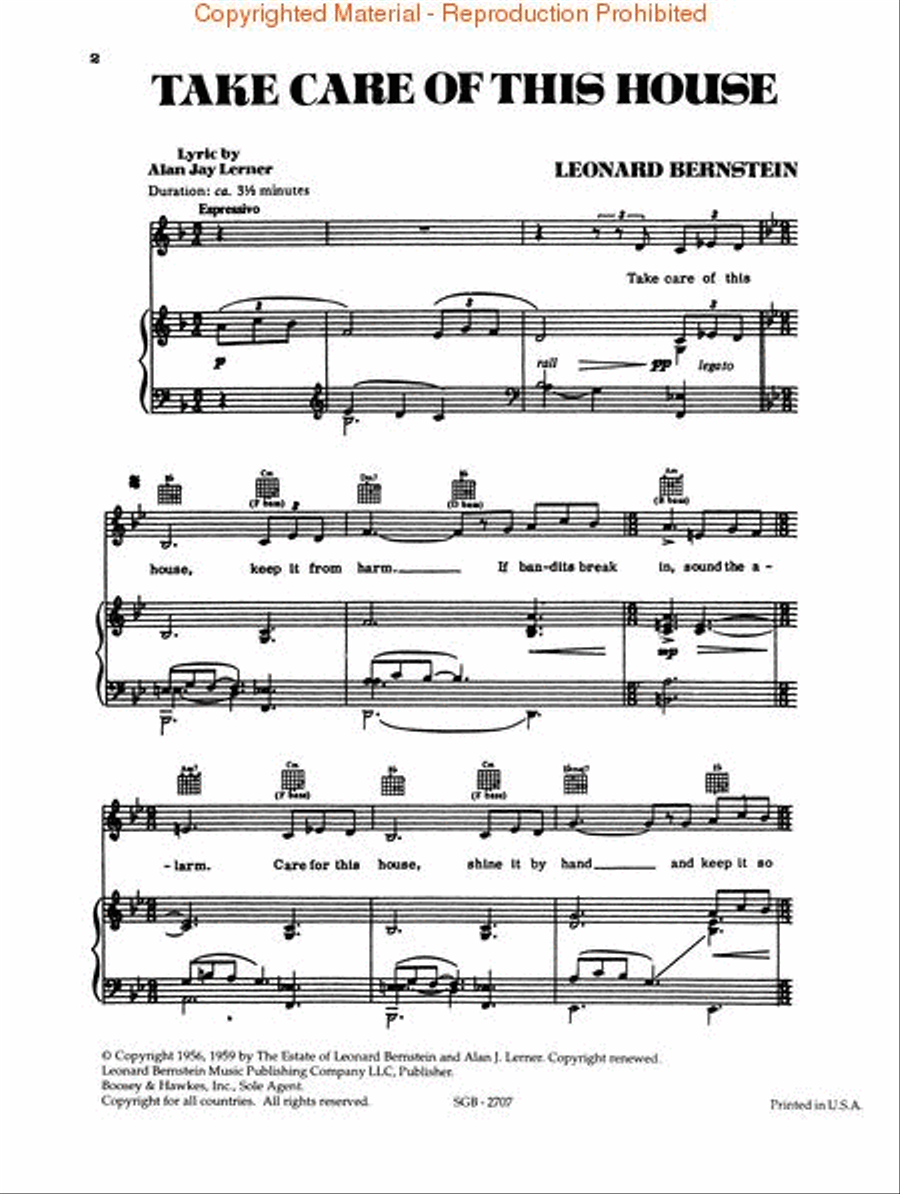 <br>Sheet music extract
