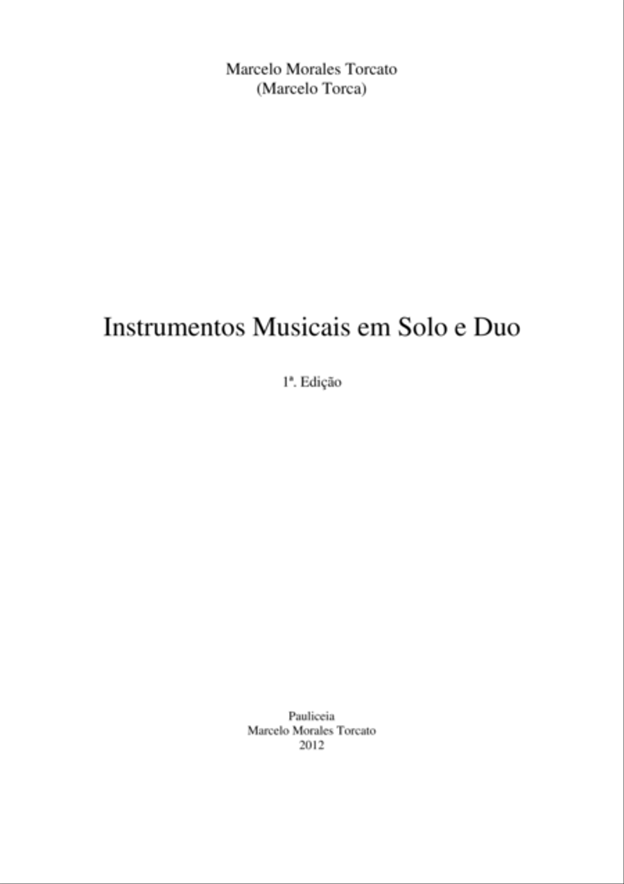 Instrumentos Musicais em Solo e Duo Large Ensemble scores gallery preview page 1