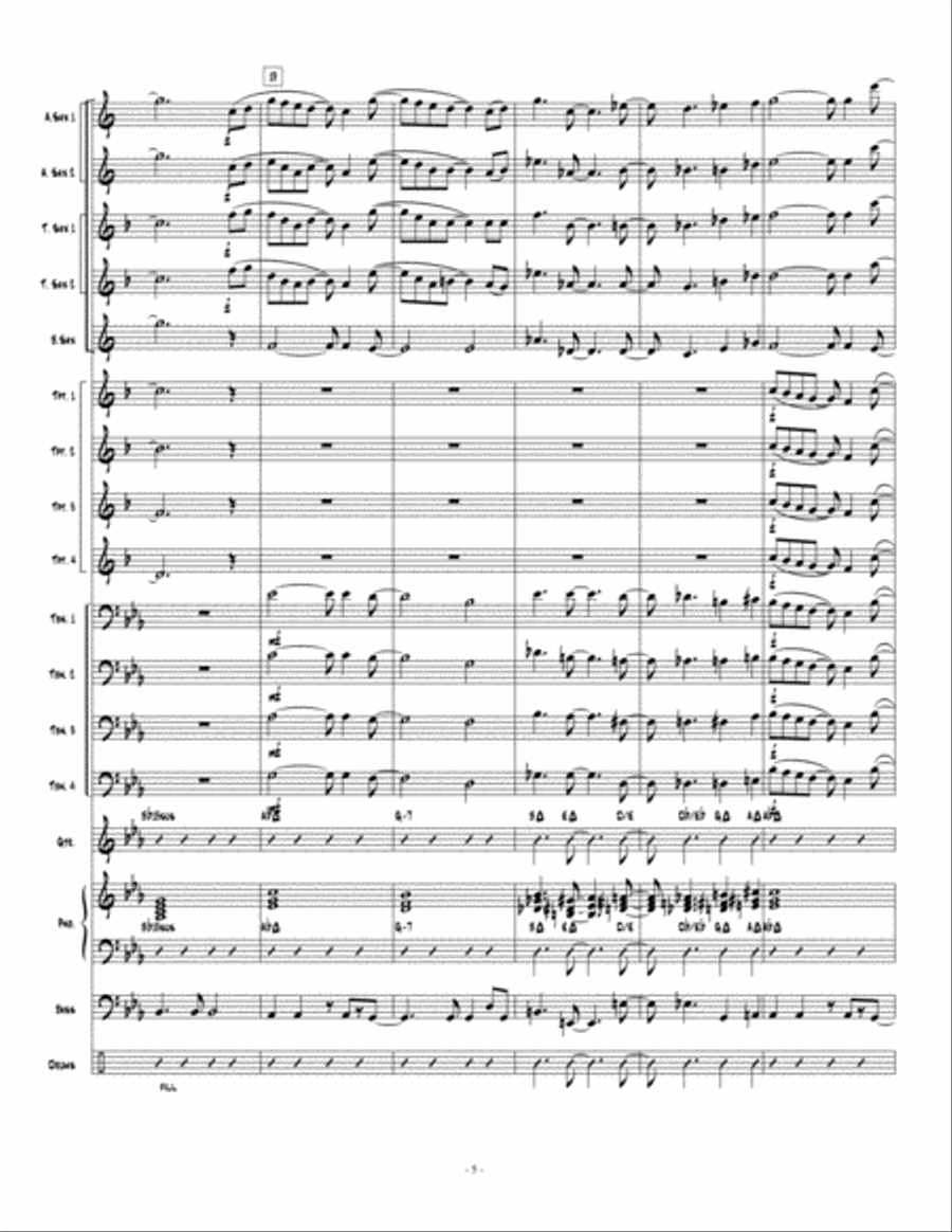 Speed Shift Speed Shift Jazz Ensemble scores gallery preview page 6
