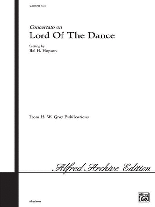 Book cover for Concertato on Lord of the Dance