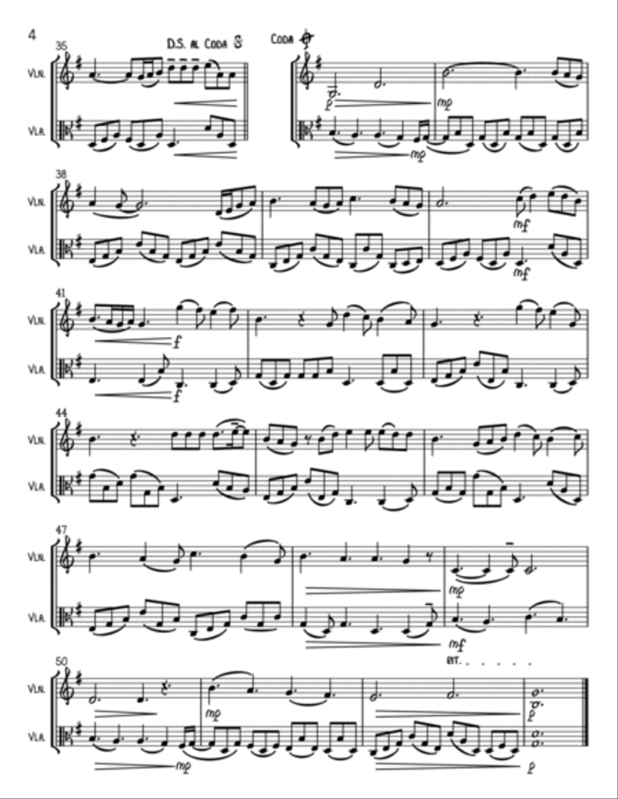 Perfect String Duet scores gallery preview page 4