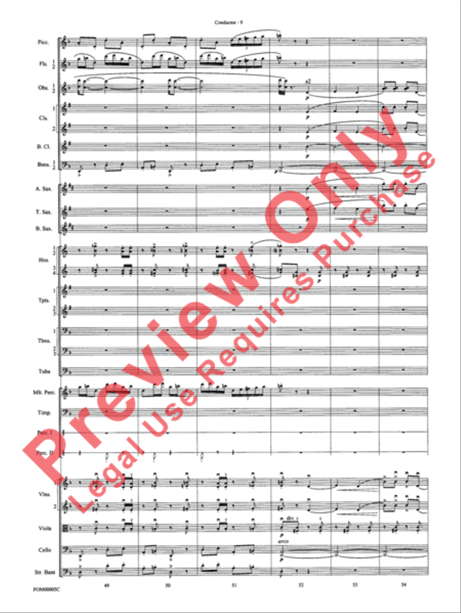 An American in Paris Suite Full Orchestra scores gallery preview page 12