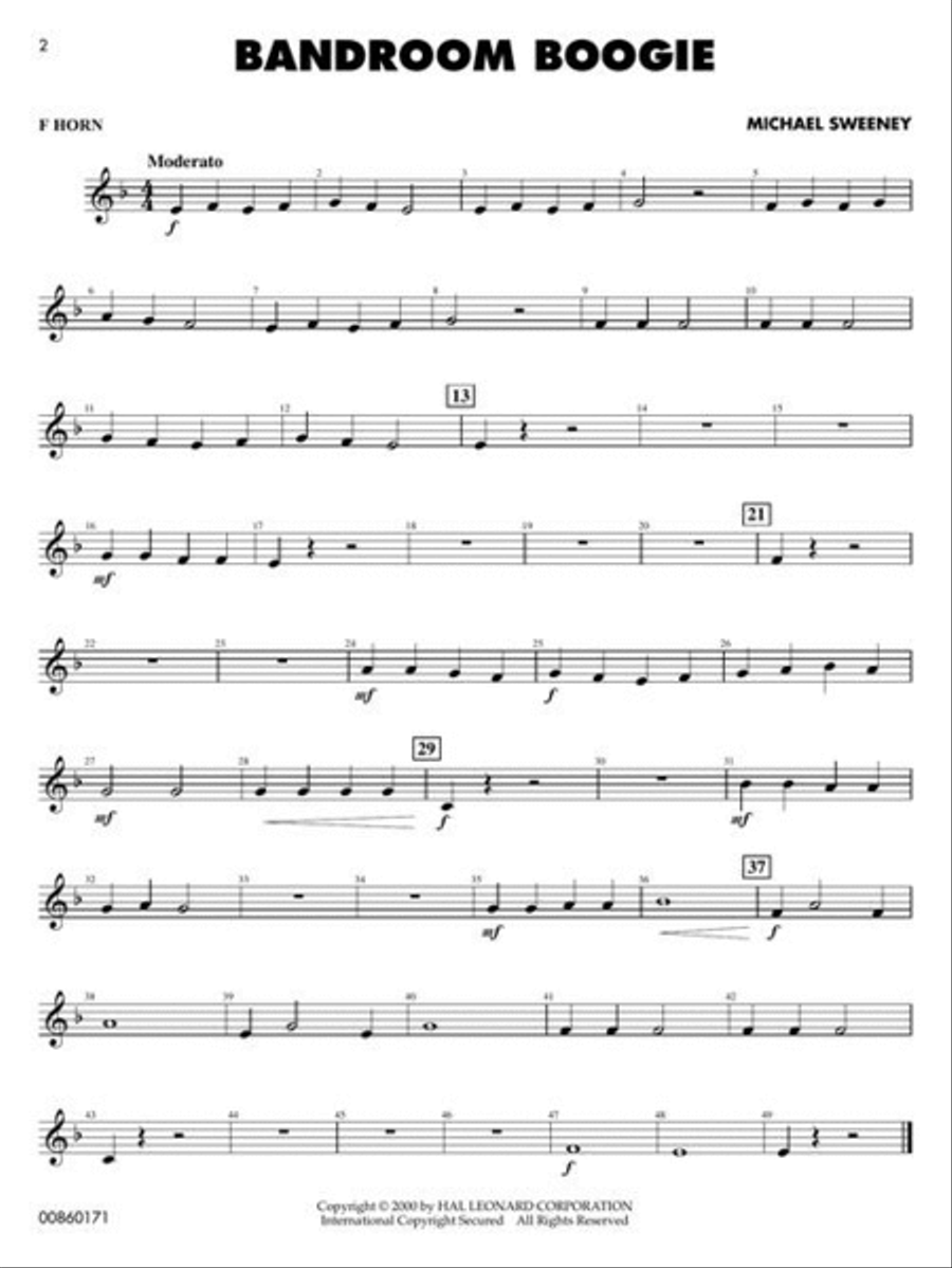 Concert Favorites Vol. 2 – F Horn Concert Band Methods scores gallery preview page 4