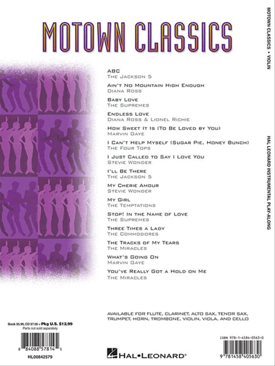 Motown Classics - Instrumental Play-Along Series Violin Solo scores gallery preview page 2