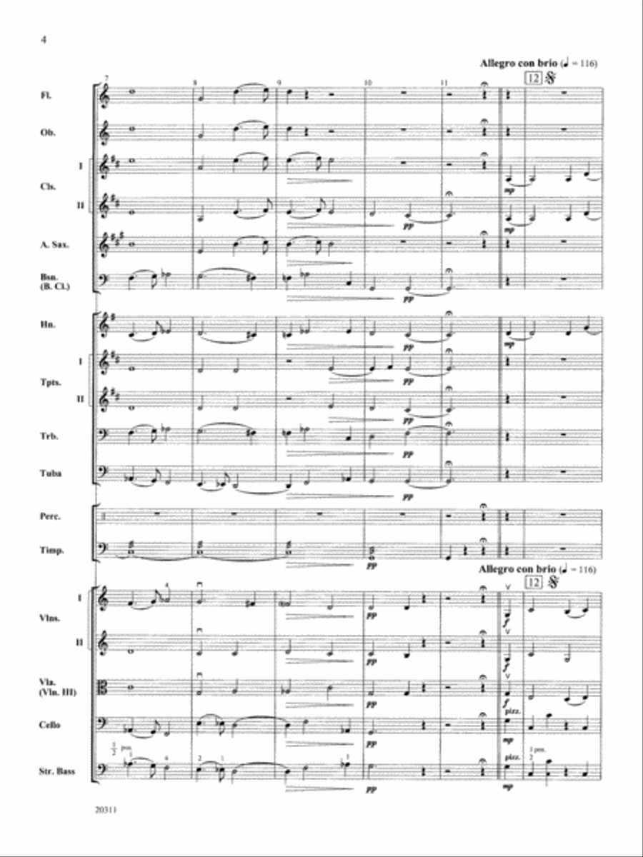 Symphony No. 1 (4th Movement ): Score Full Orchestra scores gallery preview page 4