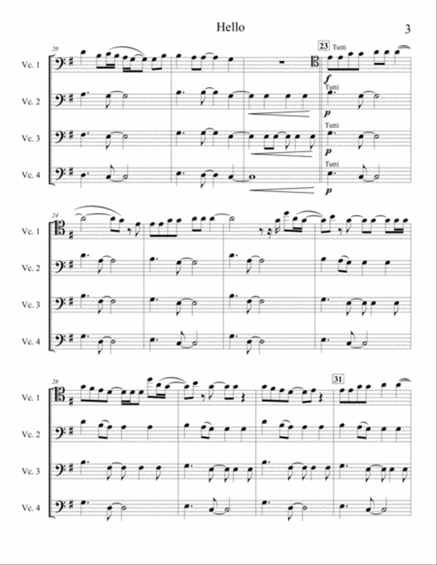 Hello Small Ensemble scores gallery preview page 3