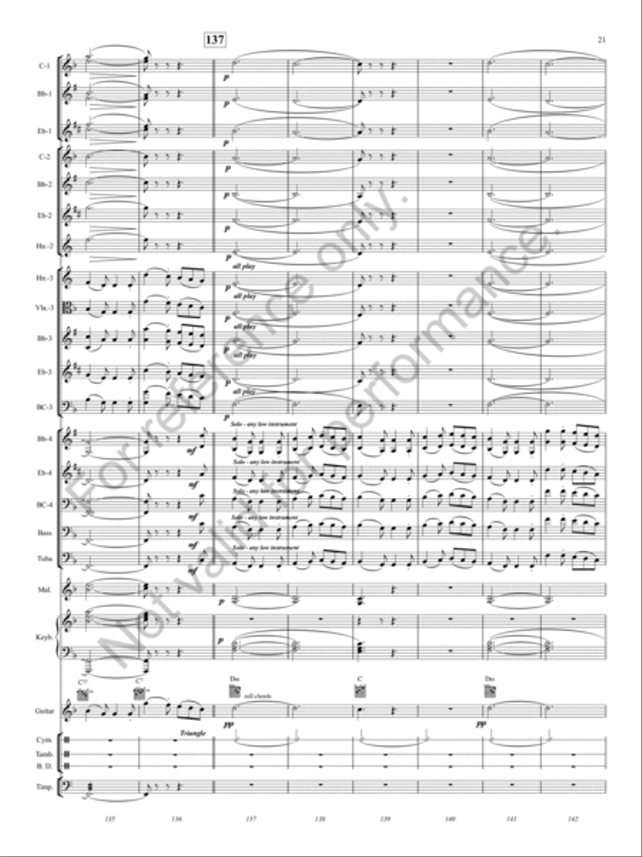 Fantasia on the Dargason (from Second Suite in F, Mvt. IV) Concert Band scores gallery preview page 20