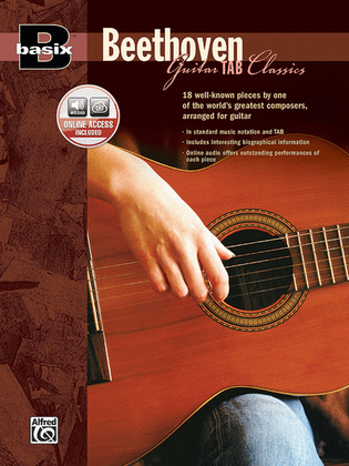 Book cover for Basix Guitar TAB Classics -- Beethoven