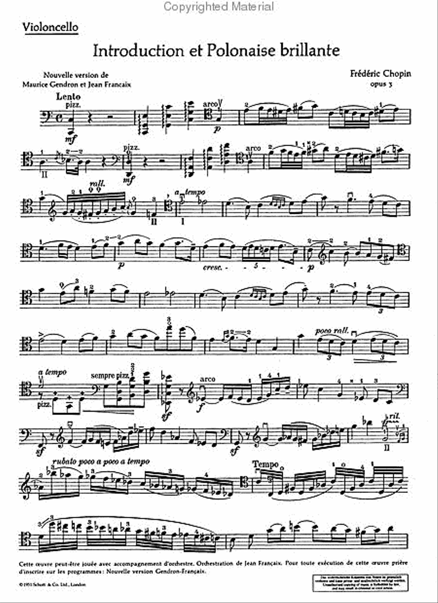 Introduction et Polonaise brillante Piano Accompaniment scores gallery preview page 4