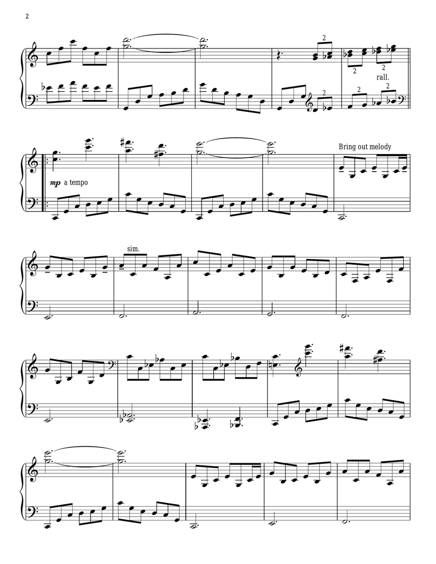 O Holy Night O Holy Night Piano Solo scores gallery preview page 2