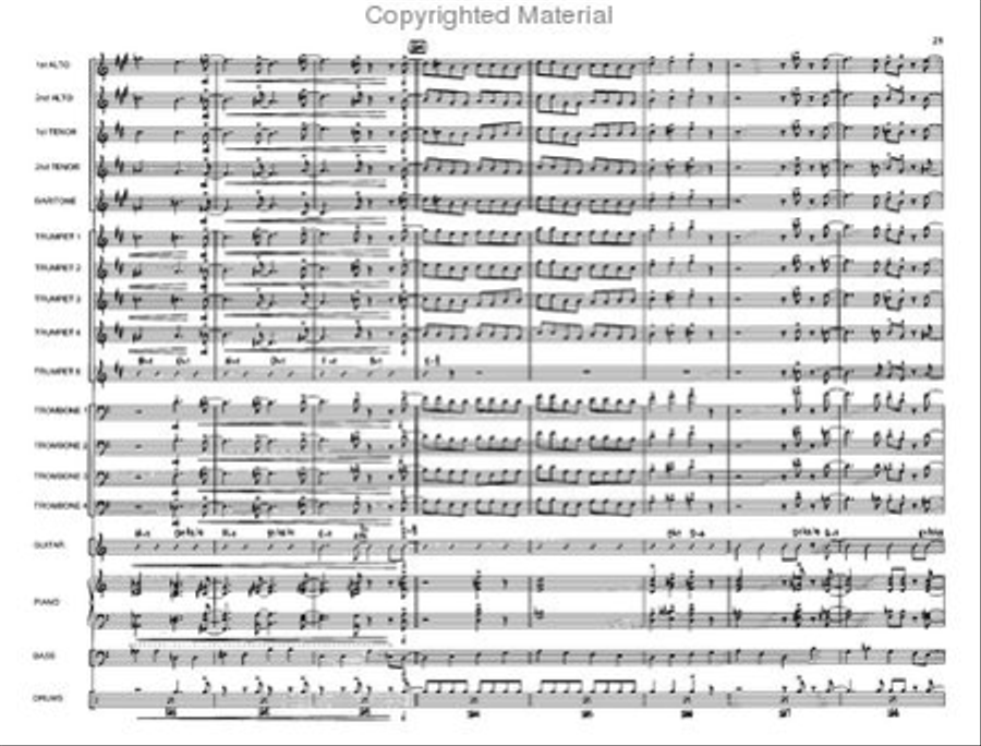 Northern Encounter Jazz Ensemble scores gallery preview page 22