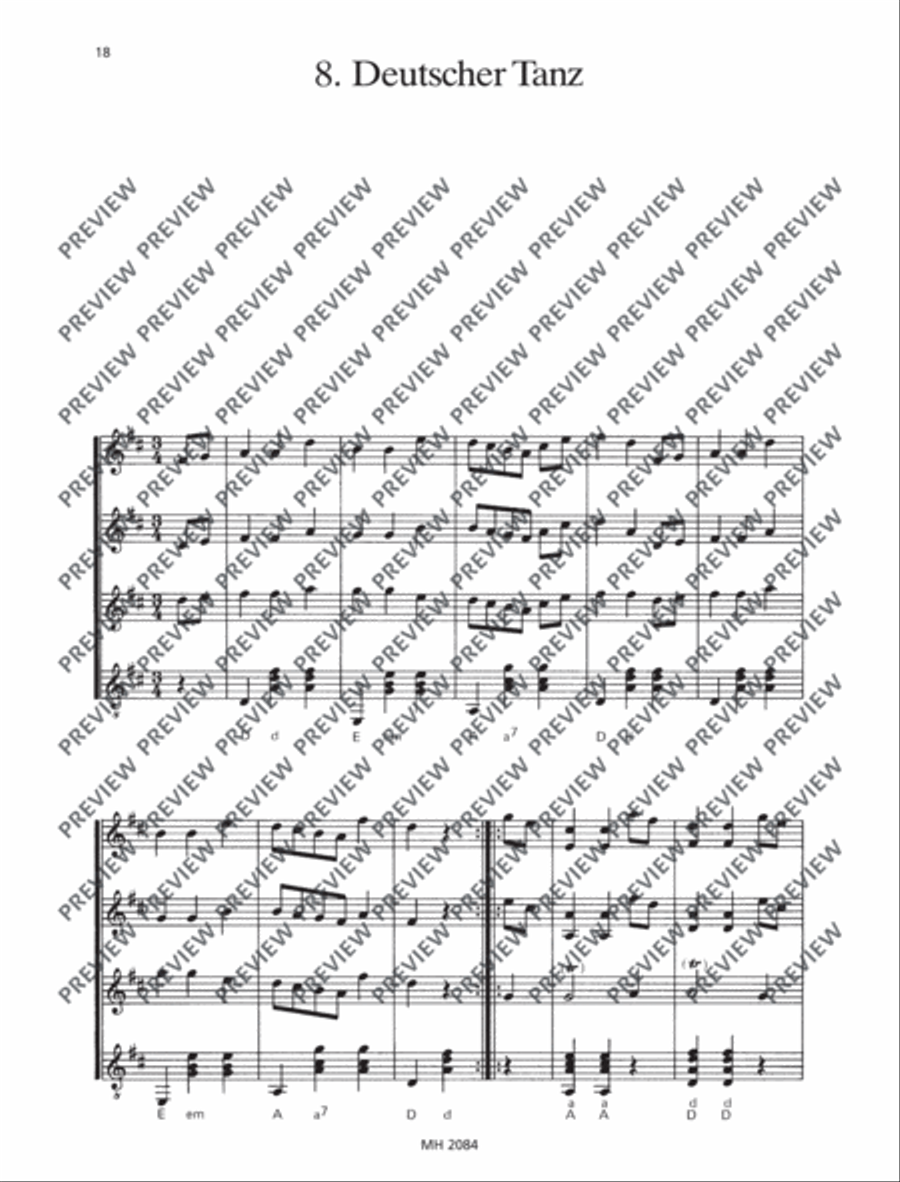 Hackbrett und Flöte Flute scores gallery preview page 19