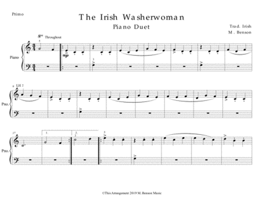 The Irish Washerwoman Piano Duet image number null
