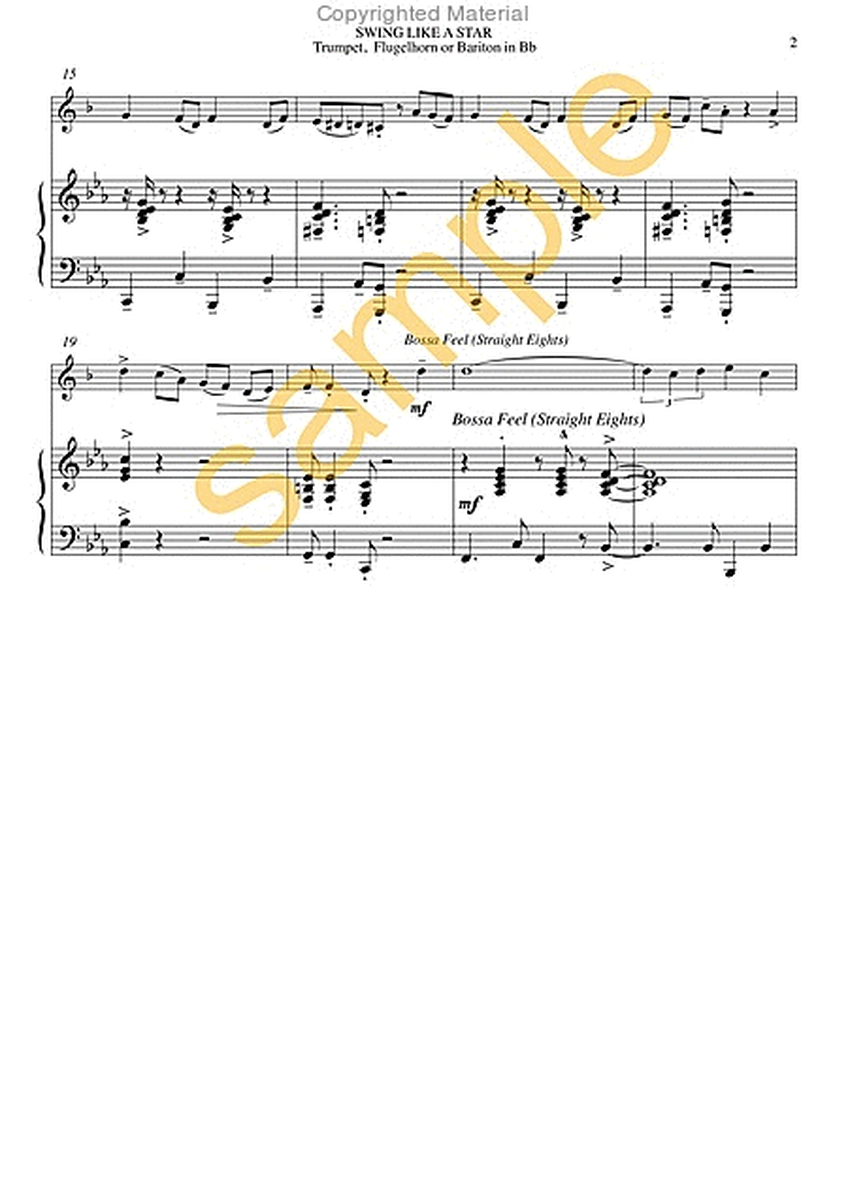Swing like a star for trumpet image number null