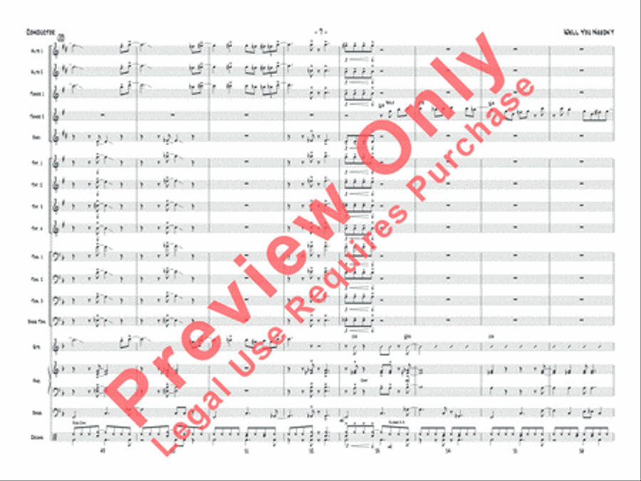 Well You Needn't Jazz Ensemble scores gallery preview page 8