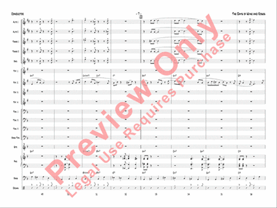 The Days of Wine and Roses Jazz Ensemble scores gallery preview page 10