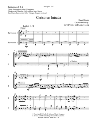 Book cover for Christmas Intrada (Downloadable Instrumental Parts Version 2)