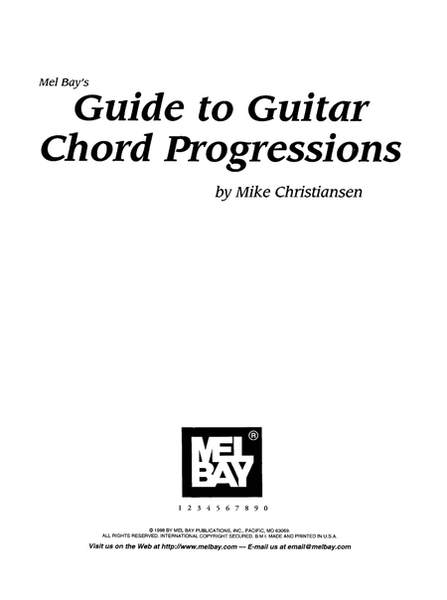 Guide to Guitar Chord Progressions