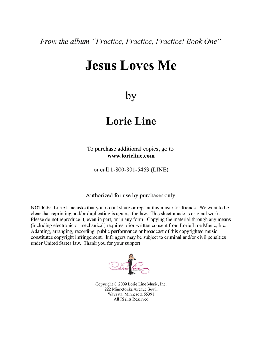 Jesus Loves Me - EASY! Easy Piano scores gallery preview page 1