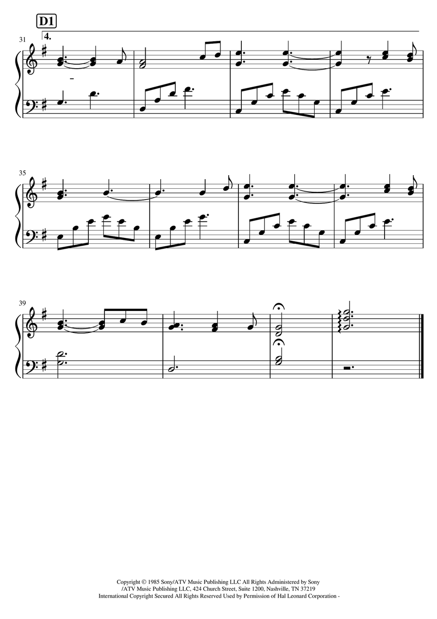 Hallelujah Hallelujah Celtic Harp scores gallery preview page 4