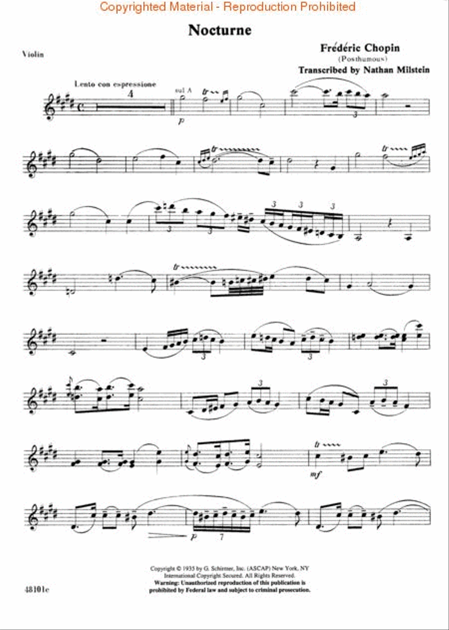 3 Transcriptions Violin Solo scores gallery preview page 2