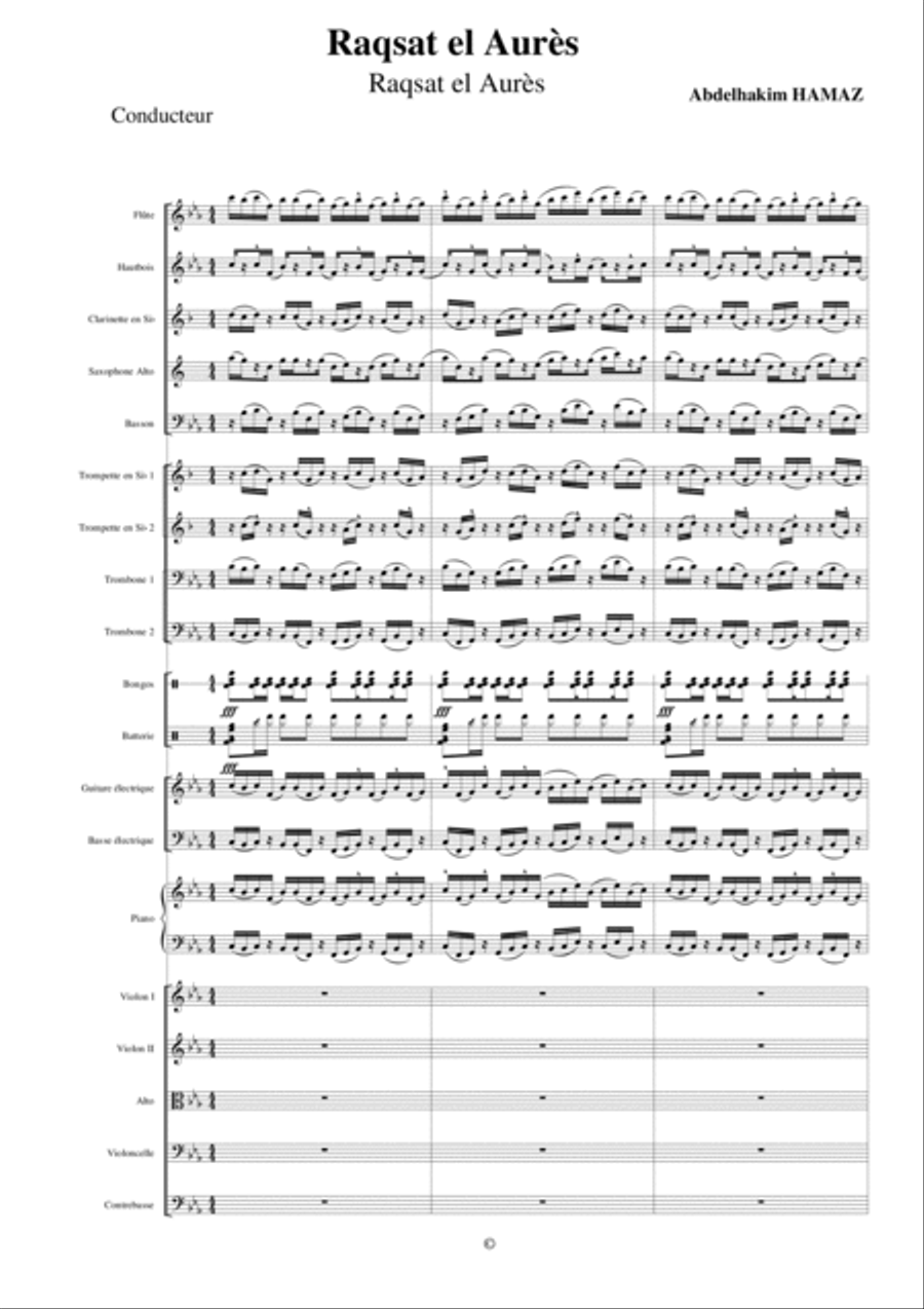 la danse de Aurès la danse de Aurès Full Orchestra scores gallery preview page 2