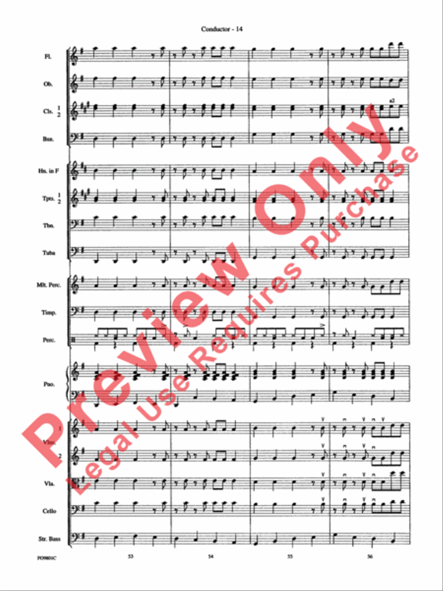 (We're Gonna) Rock Around the Clock Full Orchestra scores gallery preview page 16