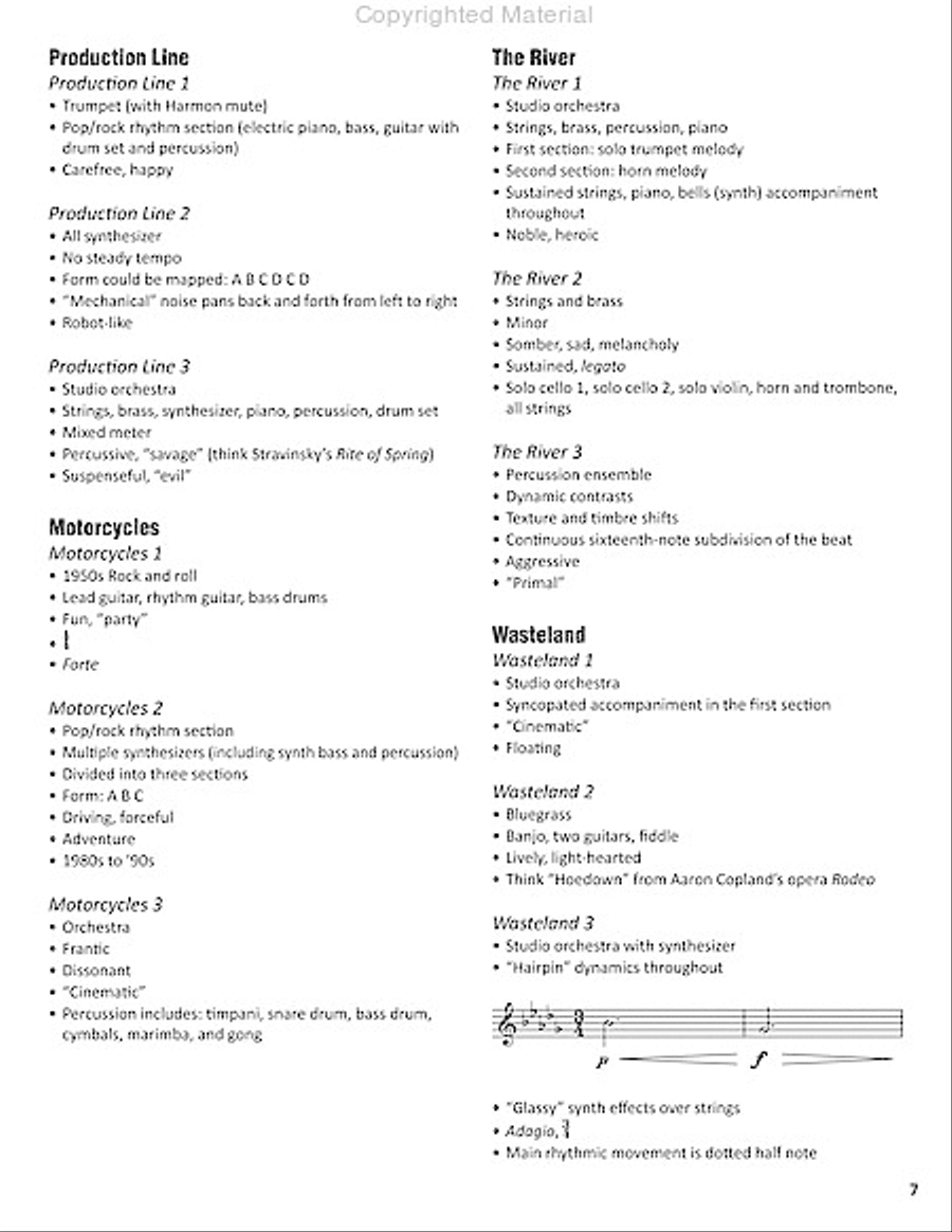 Music Makes the Scene: The Sequel Activity Books scores gallery preview page 6