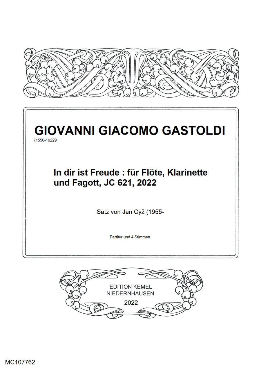 In dir ist Freude Clarinet scores gallery preview page 1