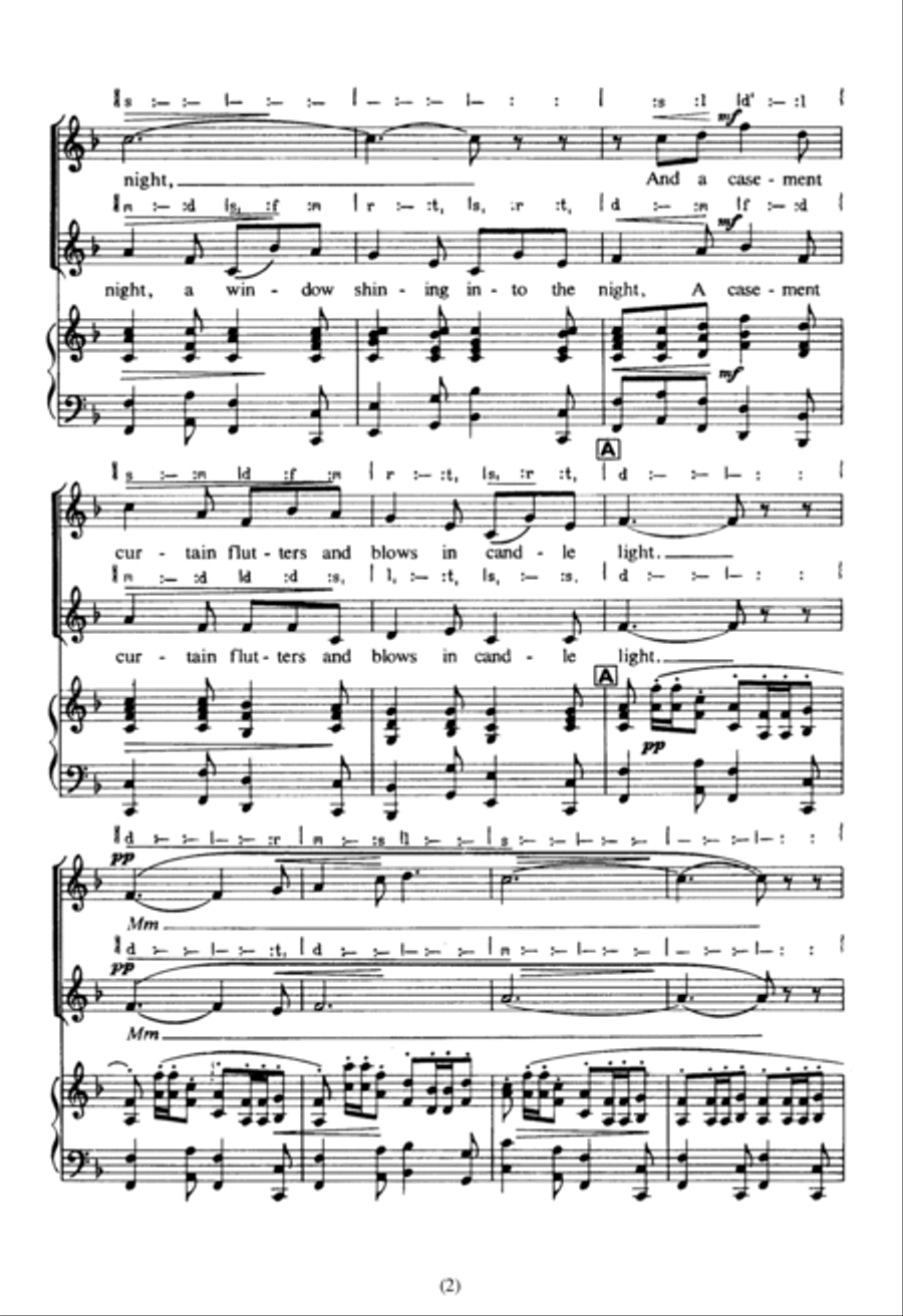 Where The Gentle Avon Flows (Elizabethan Serenade) 2-Part scores gallery preview page 2