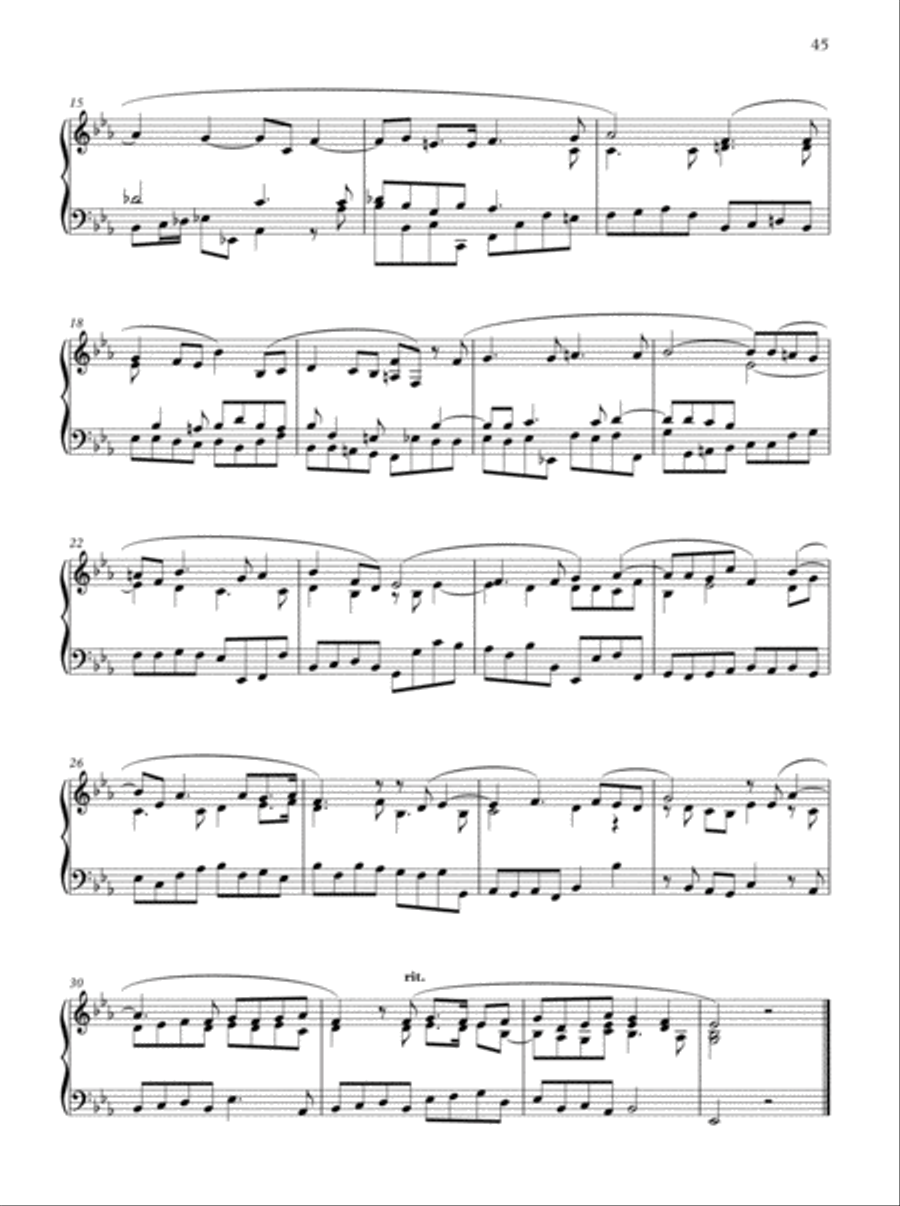 Oxford Book of Lent and Easter Organ Music for Manuals Organ Solo scores gallery preview page 45