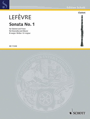 Book cover for Sonata No. 1 (1802) from Méthode de Clarinette