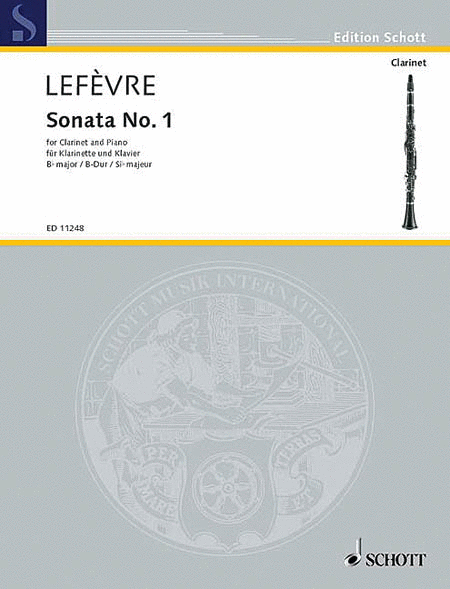 Sonata No. 1 (1802) from Méthode de Clarinette by Jean Xavier Lefevre Clarinet Solo - Sheet Music