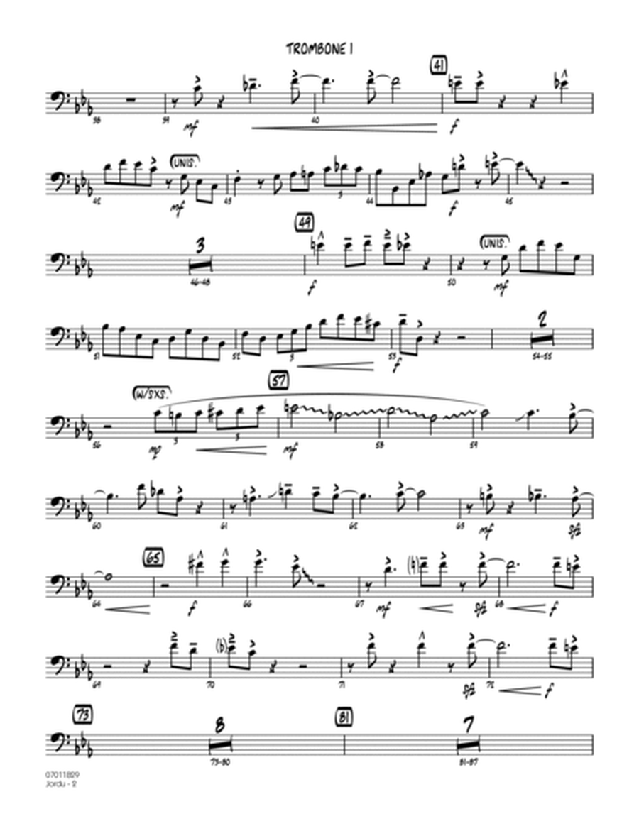 Jordu - Trombone 1