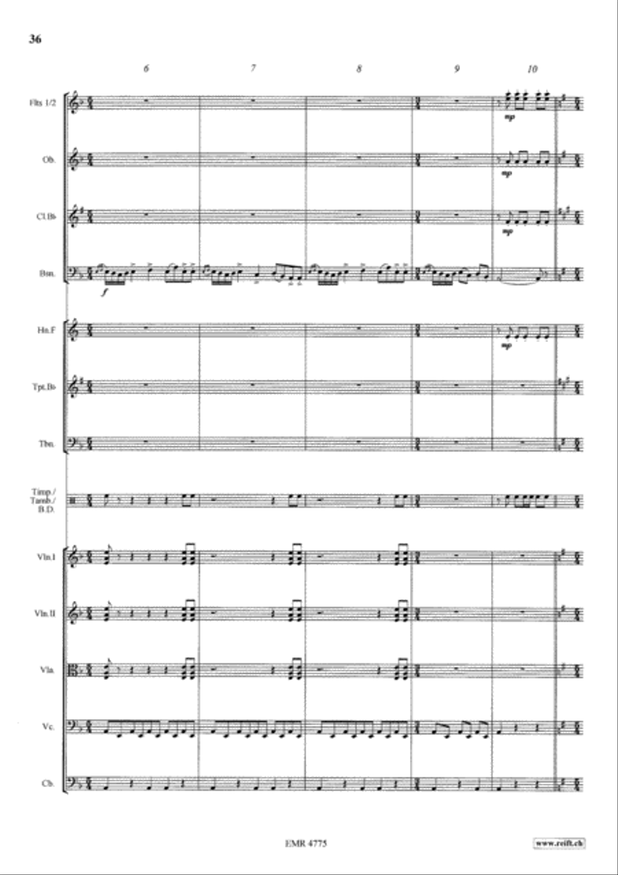 Danses Valaisannes Orchestra scores gallery preview page 7