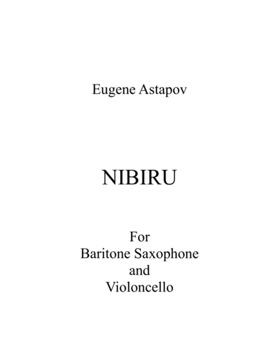 Nibiru for violoncello and baritone saxophone image number null