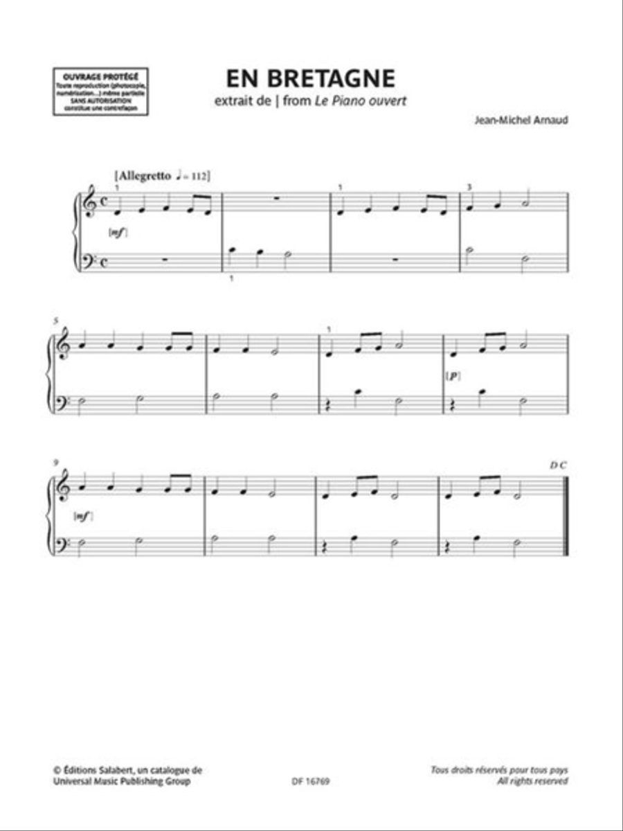 35 Little Pieces for Piano [35 Petits Morceaux pour piano] Piano Solo scores gallery preview page 3