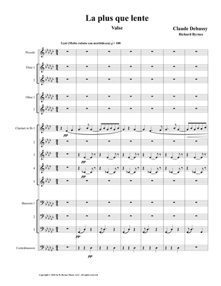 Claude Debussy – La plus que lent (Woodwind Choir)