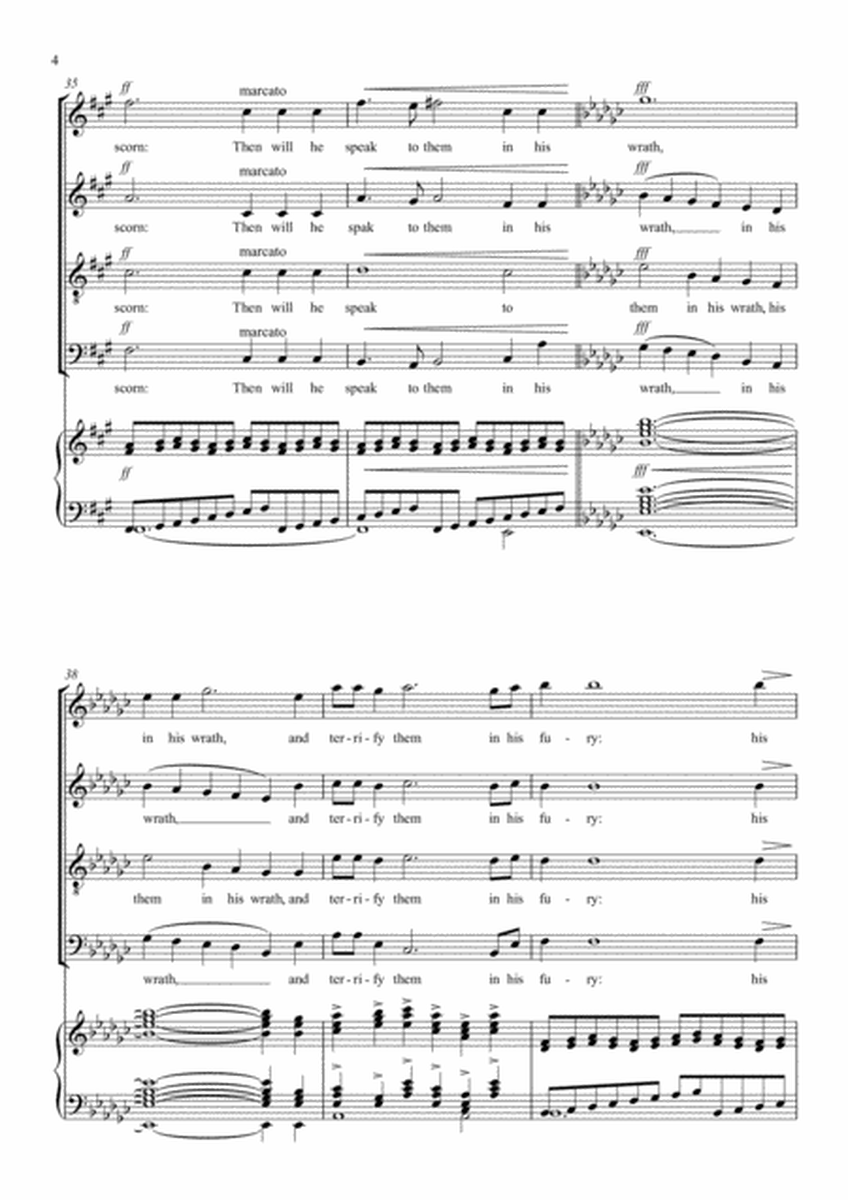 Psalm 2 from the Psalms of David for SATB & organ, OP. 13, No. 2 image number null