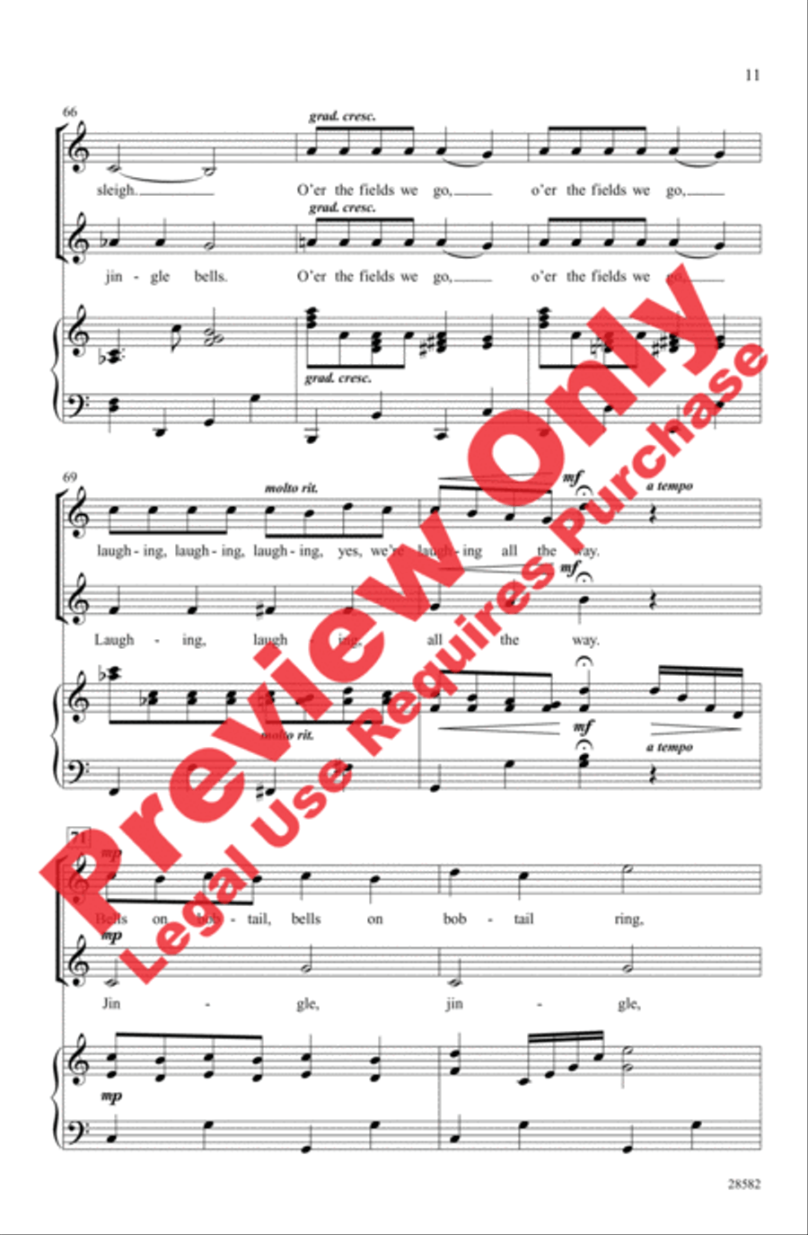 Nutcracker Jingles 2-Part scores gallery preview page 10