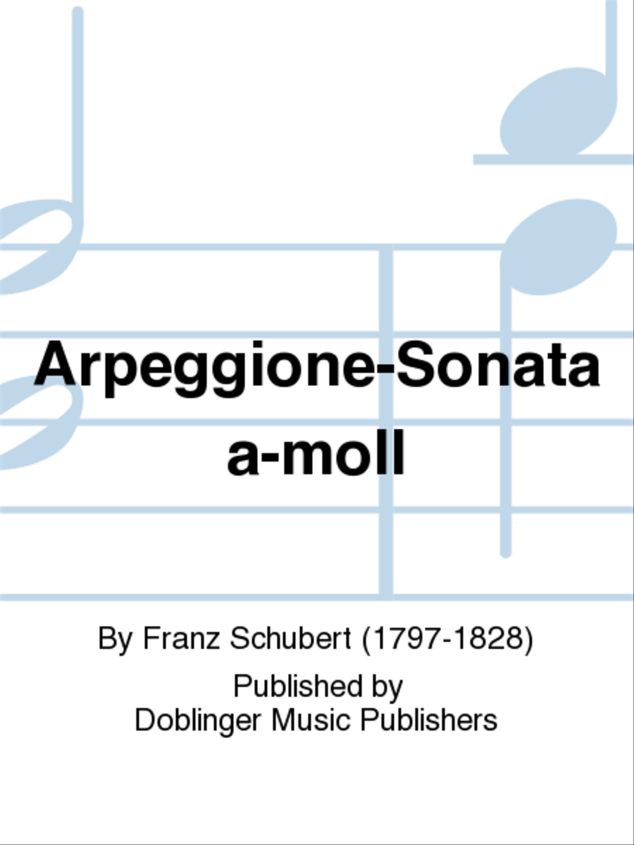 Arpeggione-Sonata a-moll Piano scores gallery preview page 1