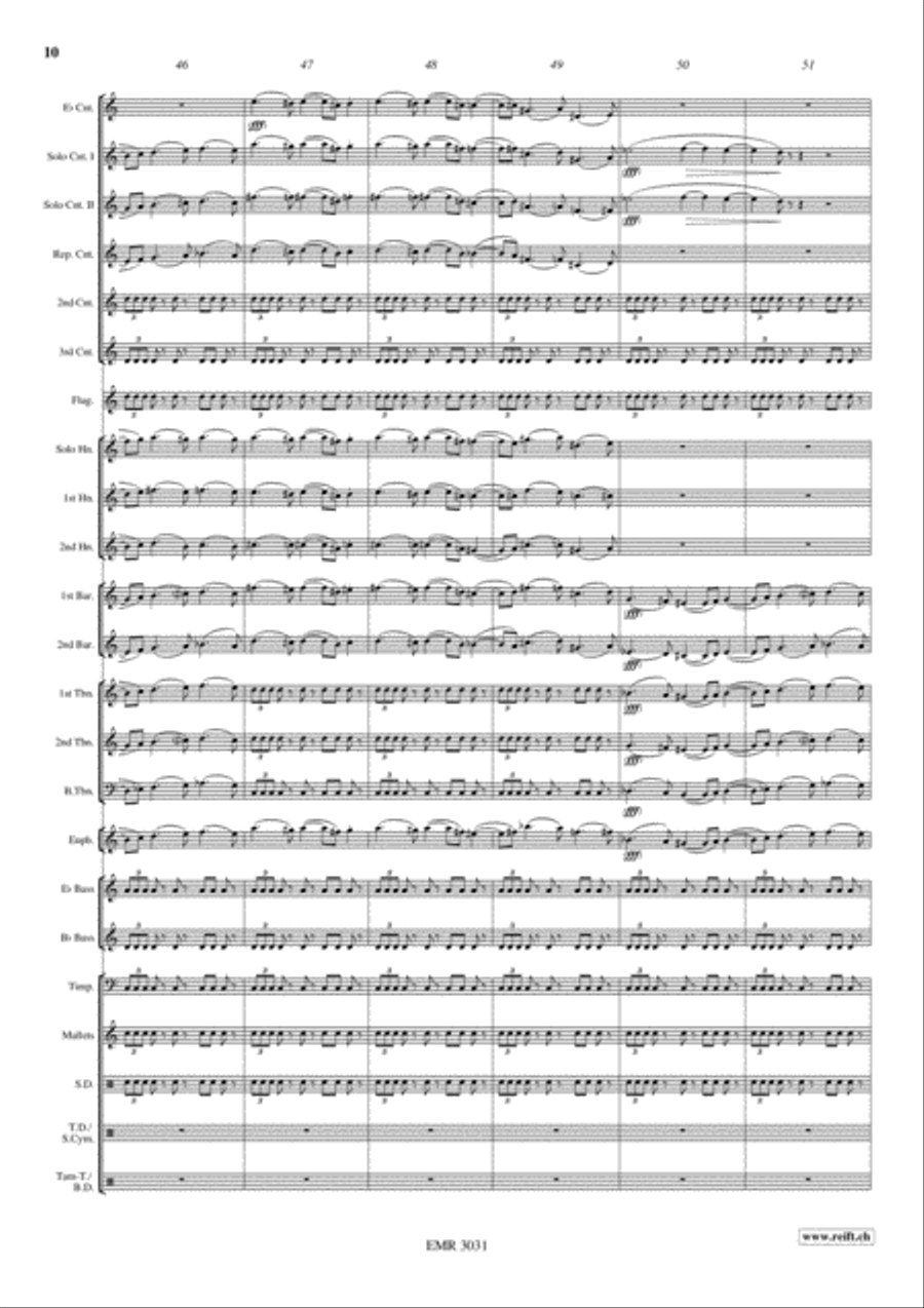 Mars Brass Band scores gallery preview page 11
