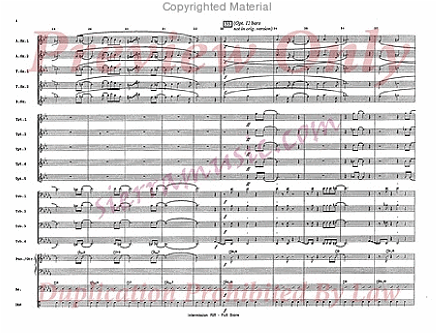 Intermission Riff Jazz Ensemble scores gallery preview page 5