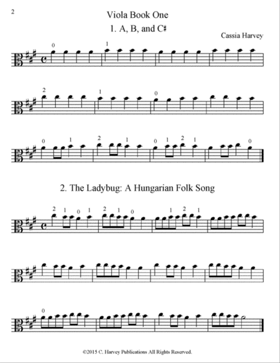 Viola Book One Viola Book One Viola scores gallery preview page 2