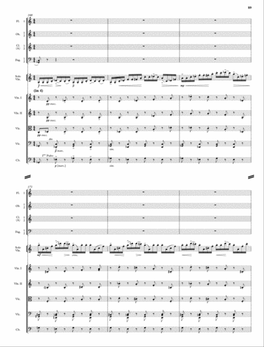Violin Concerto Orchestra scores gallery preview page 6