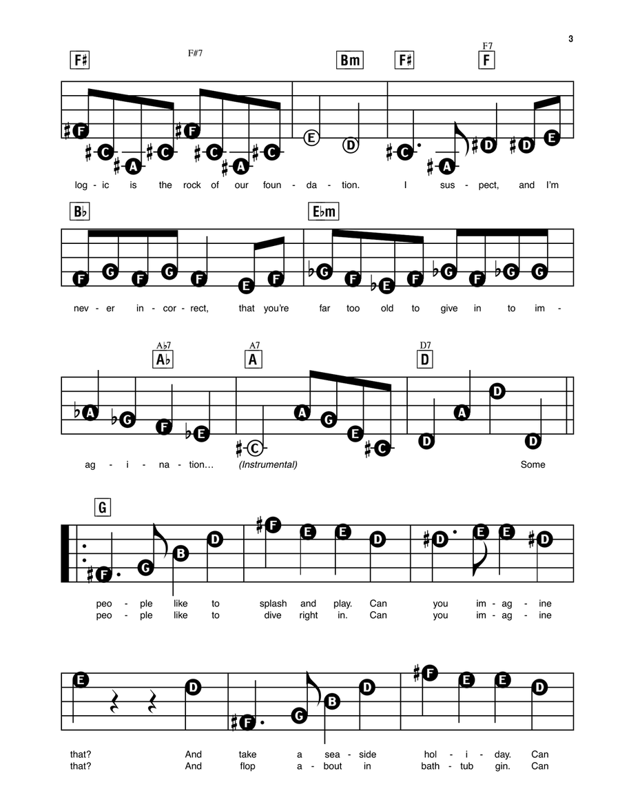 Can You Imagine That? (from Mary Poppins Returns) Electronic Keyboard scores gallery preview page 2