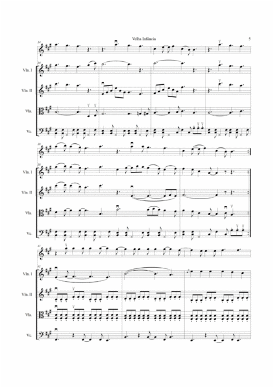 Velha Infancia Large Ensemble scores gallery preview page 5