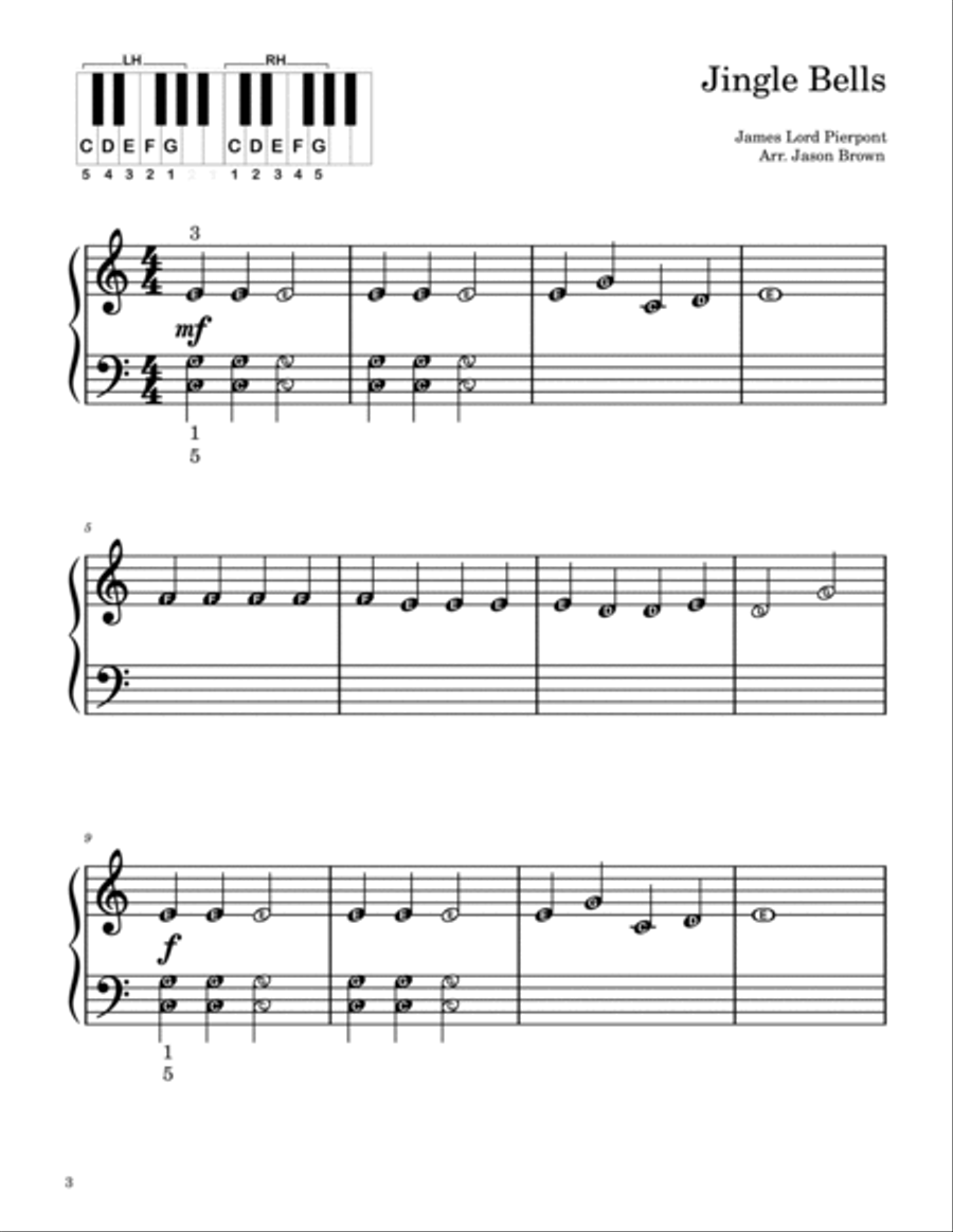 Christmas Collection, Beginner, Pre-Reading Piano Method scores gallery preview page 4